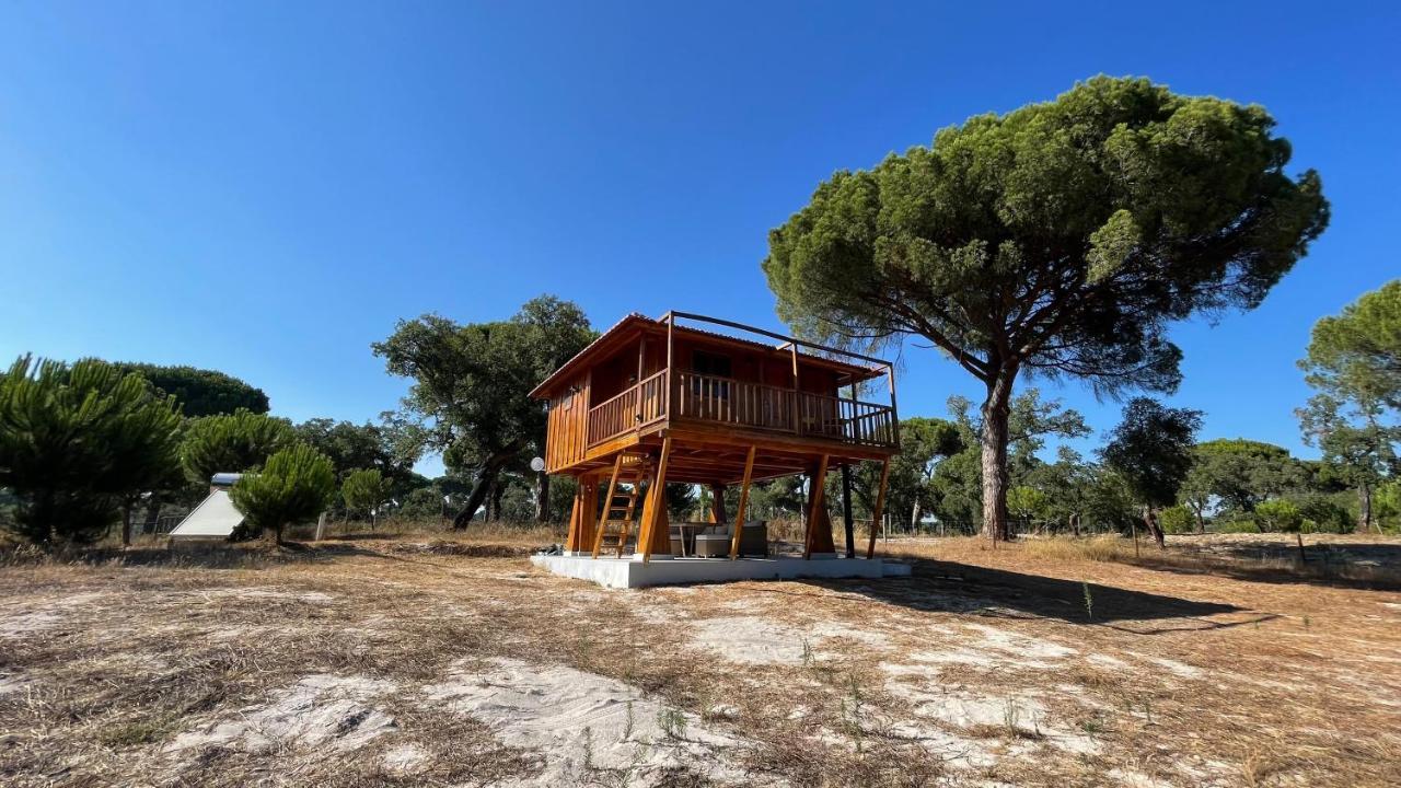 Villa Suspended Wooden House - Monte da Cortiça à Águas de Moura Extérieur photo